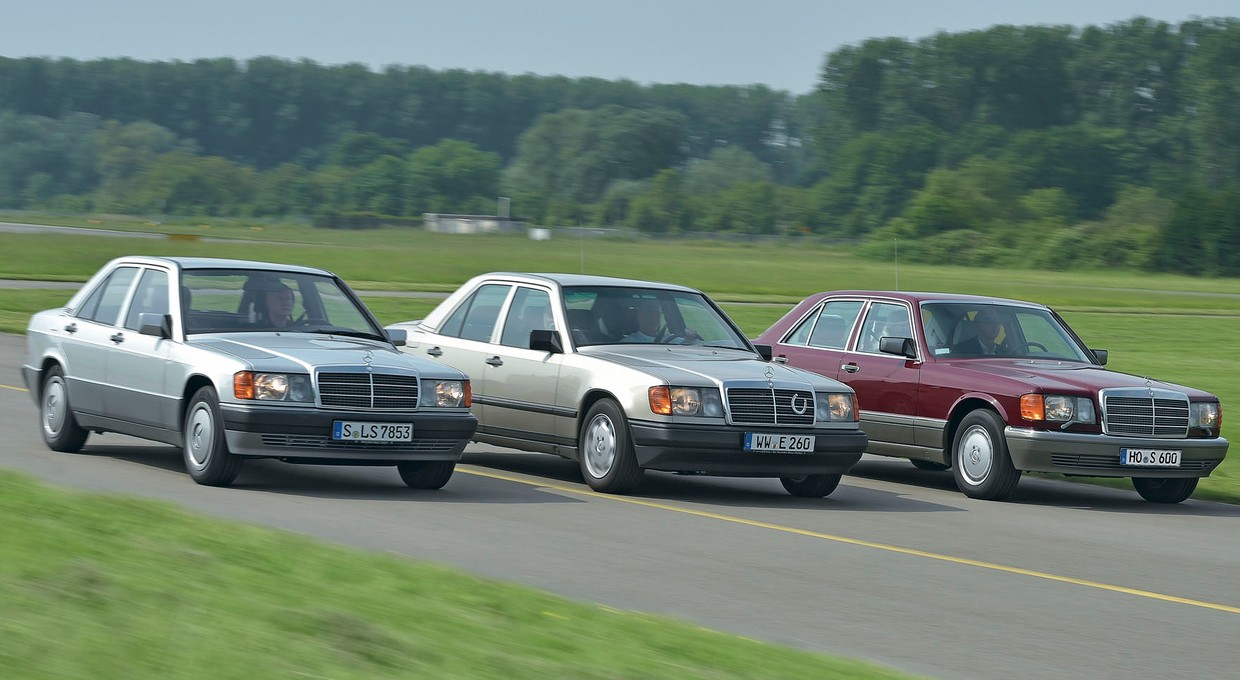 Porównanie Mercedesów z silnikiem M103 - jeden silnik, trzy auta