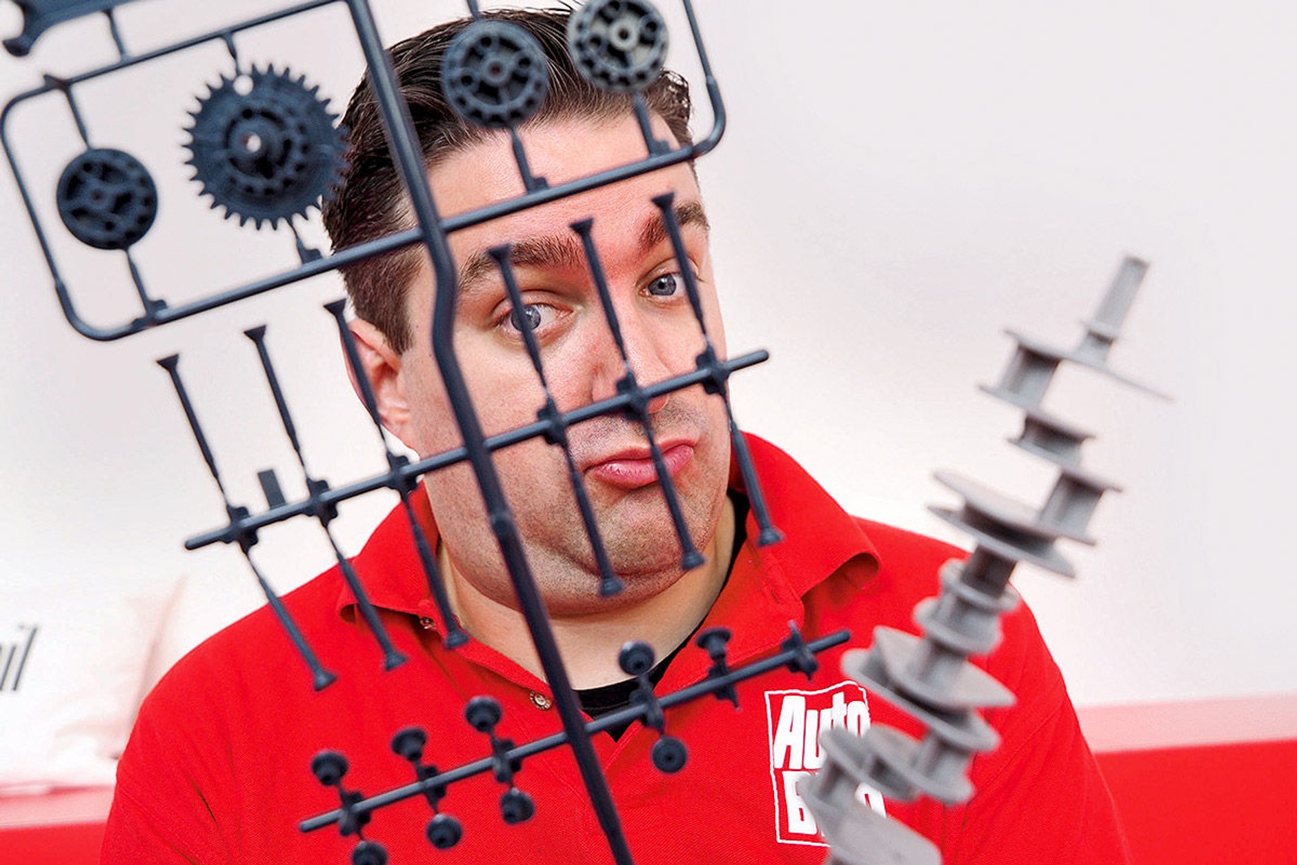 Model 6-cylindrowego silnika Porsche.