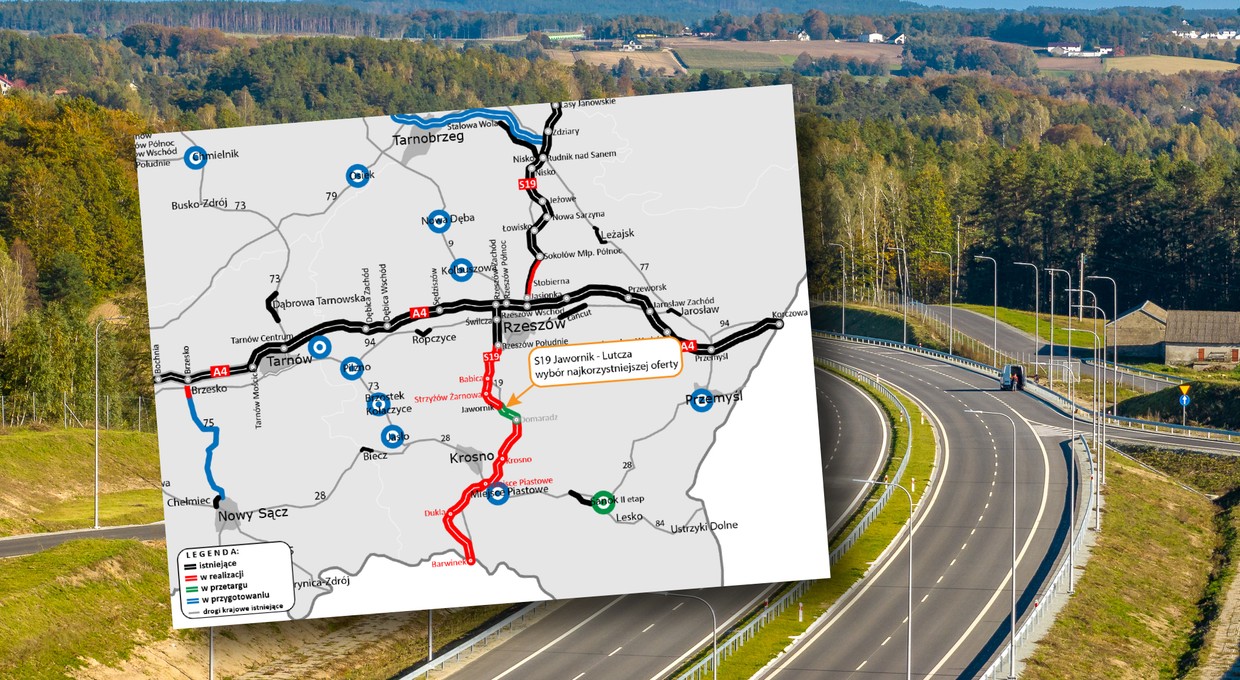 Droga S19 Jawornik — Lutcza będzie trudna w budowie i efektowna dla kierowców