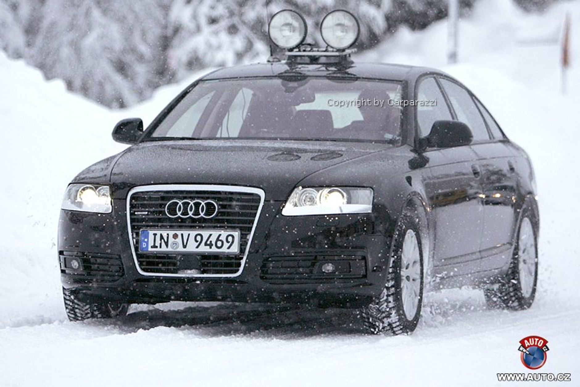 Zdjęcia szpiegowskie: Audi A6 wkrótce także z diodami (kolejne fotografie)