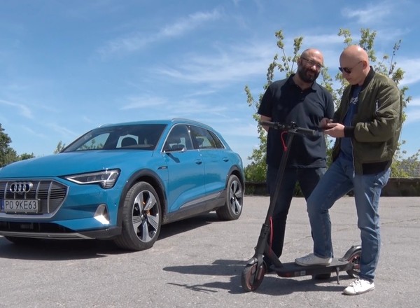 Auta bez ściemy - Audi E-tron kontra Xiaomi Electric Scooter Pro