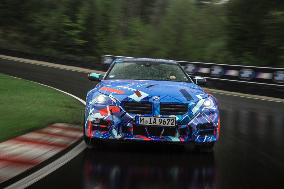 Nowe BMW M2 (2022) podczas testów na Salzburgringu