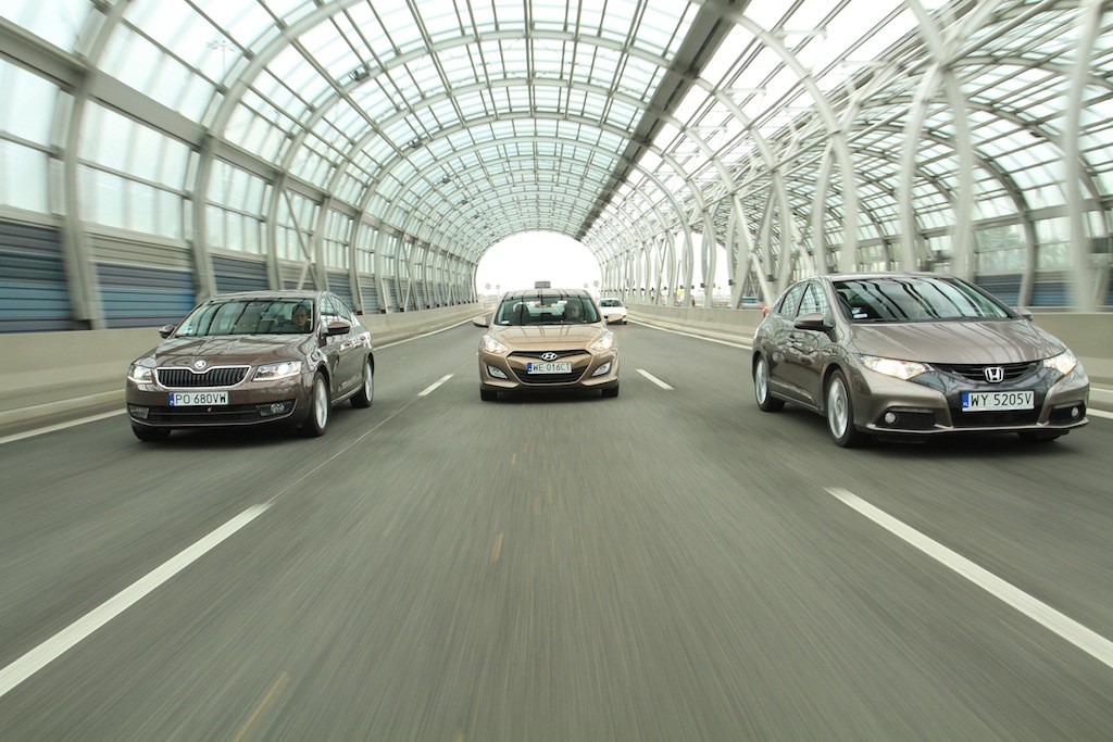 Honda Civic, Hyundai i30, Skoda Octavia w teście z Kubą Giermaziakiem