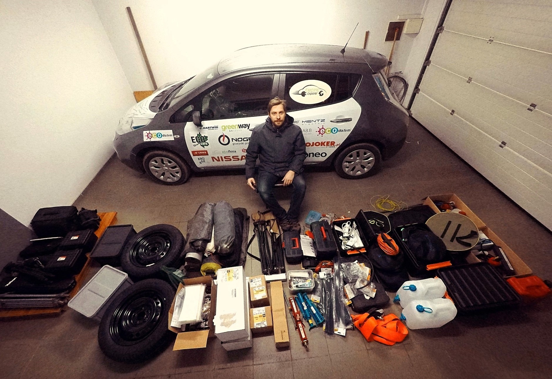 Nissan LEAF przed wyprawą do Afryki