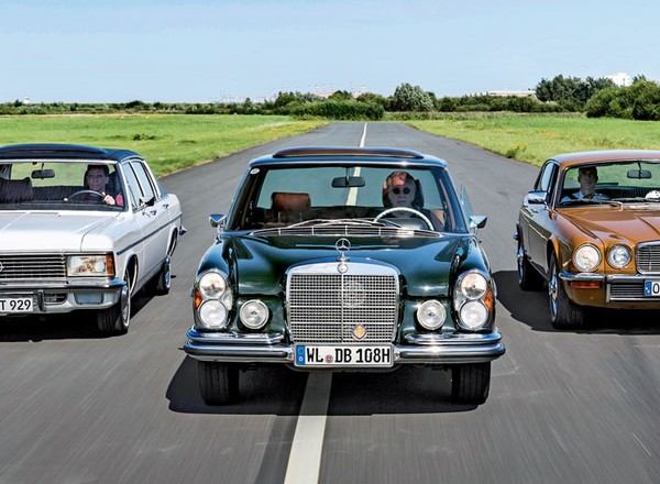Klasyki dla wymagających - Opel Admiral kontra Mercedes 280S i Jaguar XJ6