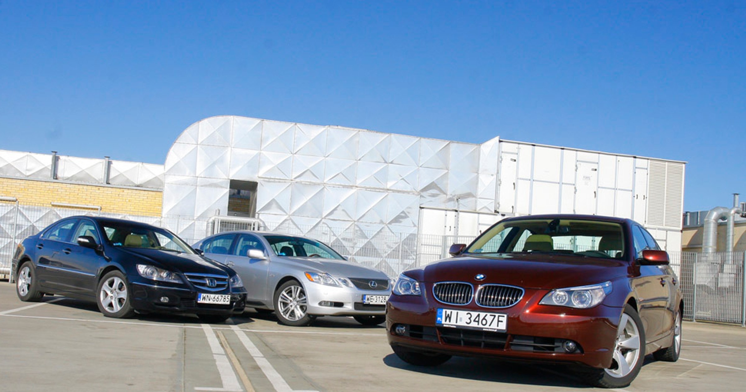 BMW 550 kontra Honda Legend i Lexus GS: duża porcja luksusu