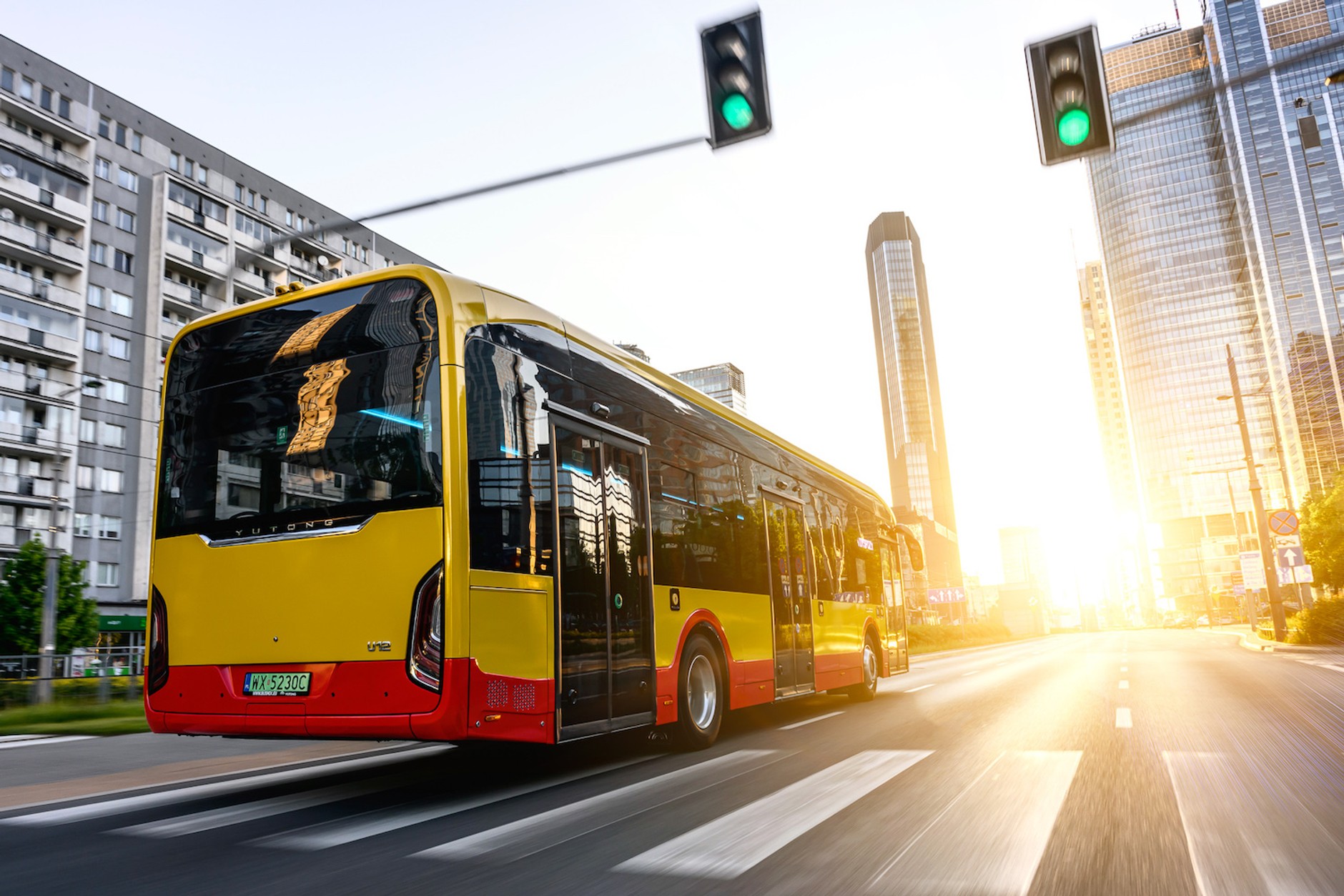 Autobus Yutong U12 na testach w Warszawie