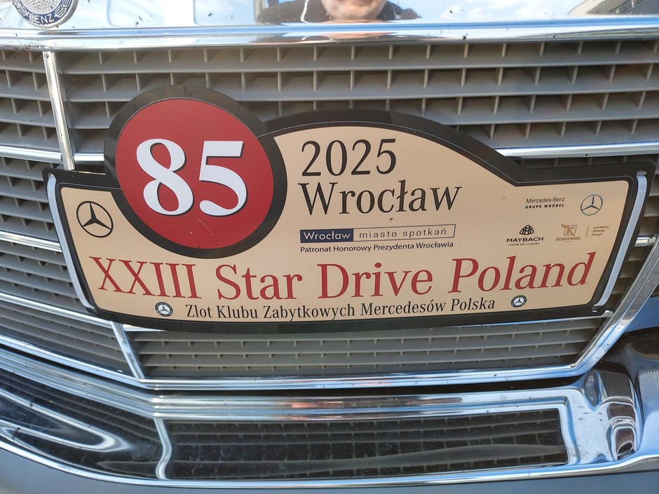 Zlot zabytkowych Mercedesów Wrocław 2025