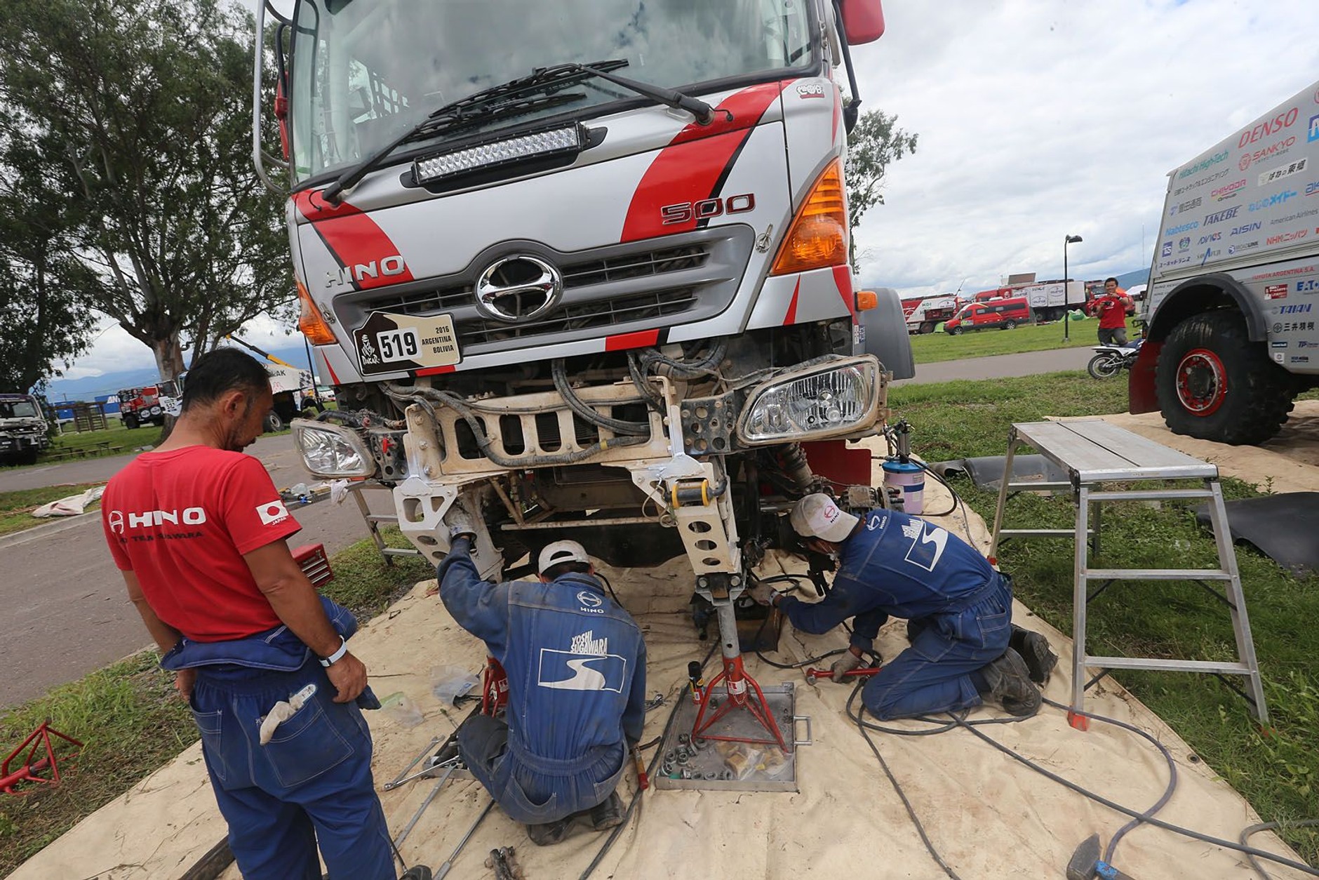 Dakar 2016: regeneracja sił i maszyn (dzień odpoczynku, galeria)