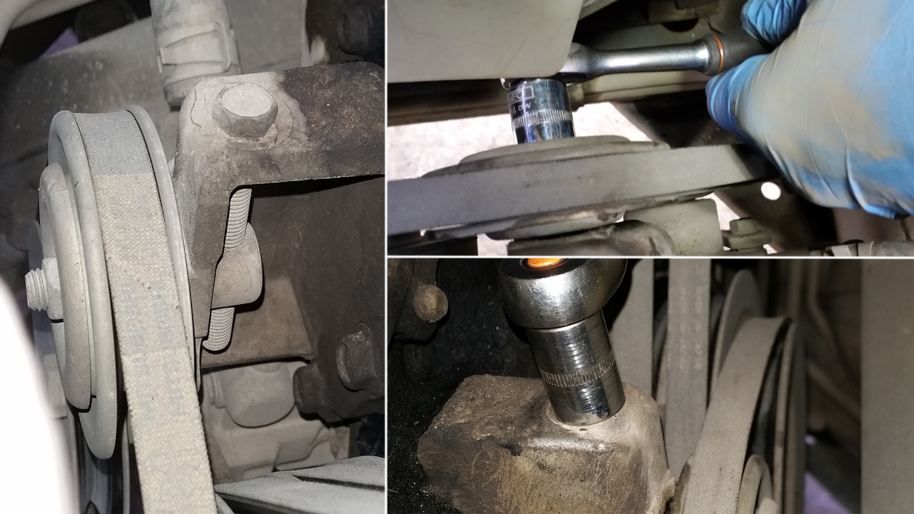 Ręczna regulacja naciągu paska