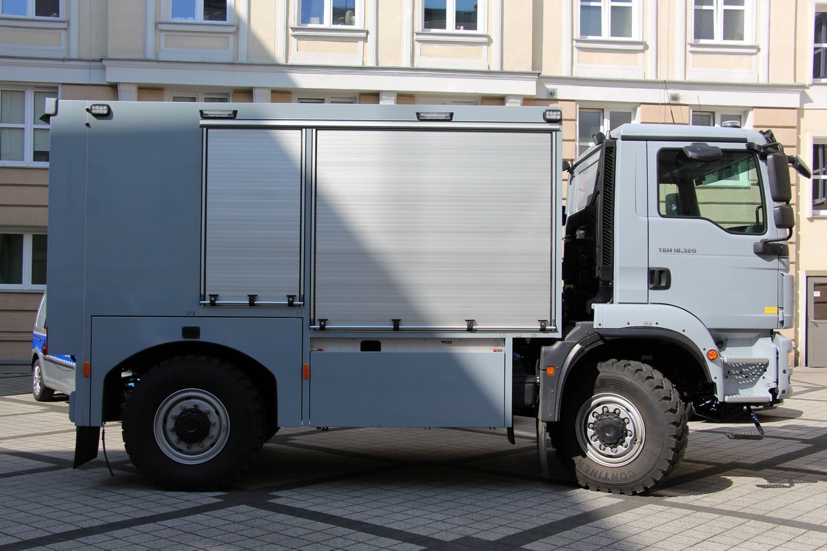 MAN do przewozu materiałów wybuchowych