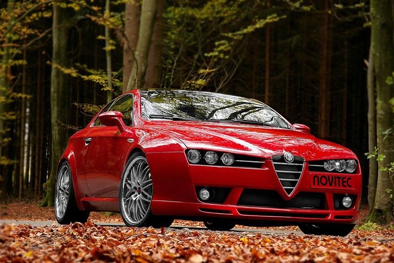 Novitec Alfa Brera 2,4 JTD: czerwona piękność