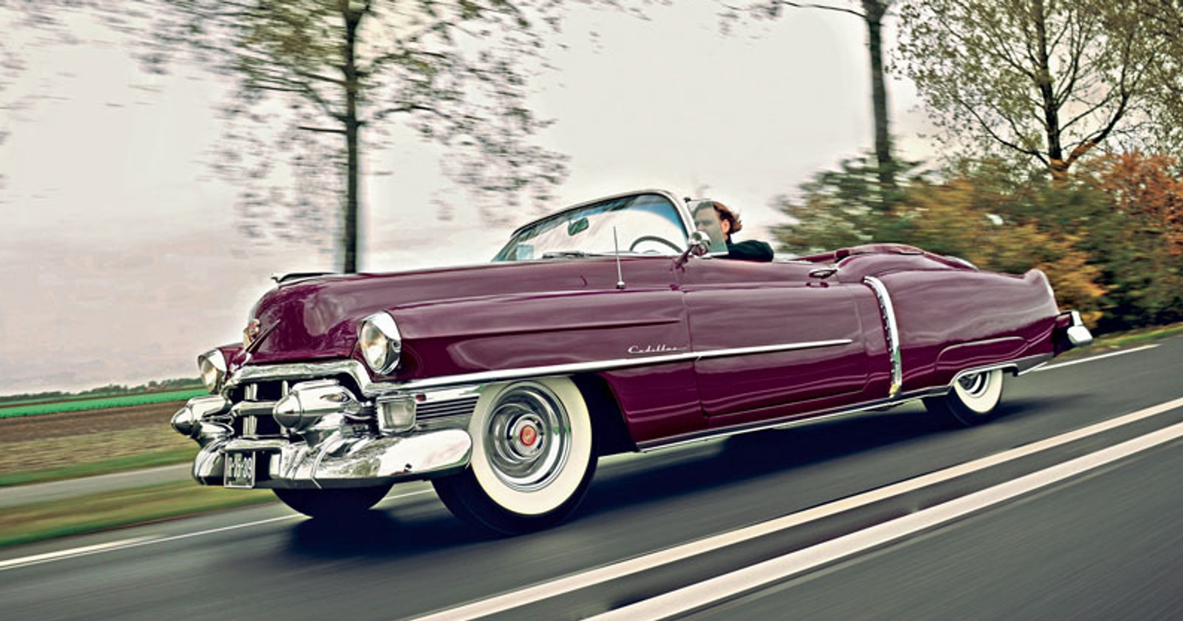 Cadillac 62 Eldorado Sport Convertible - złote cabrio