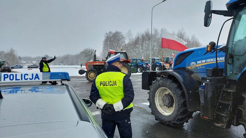 strajk rolników powiat biłgorajski