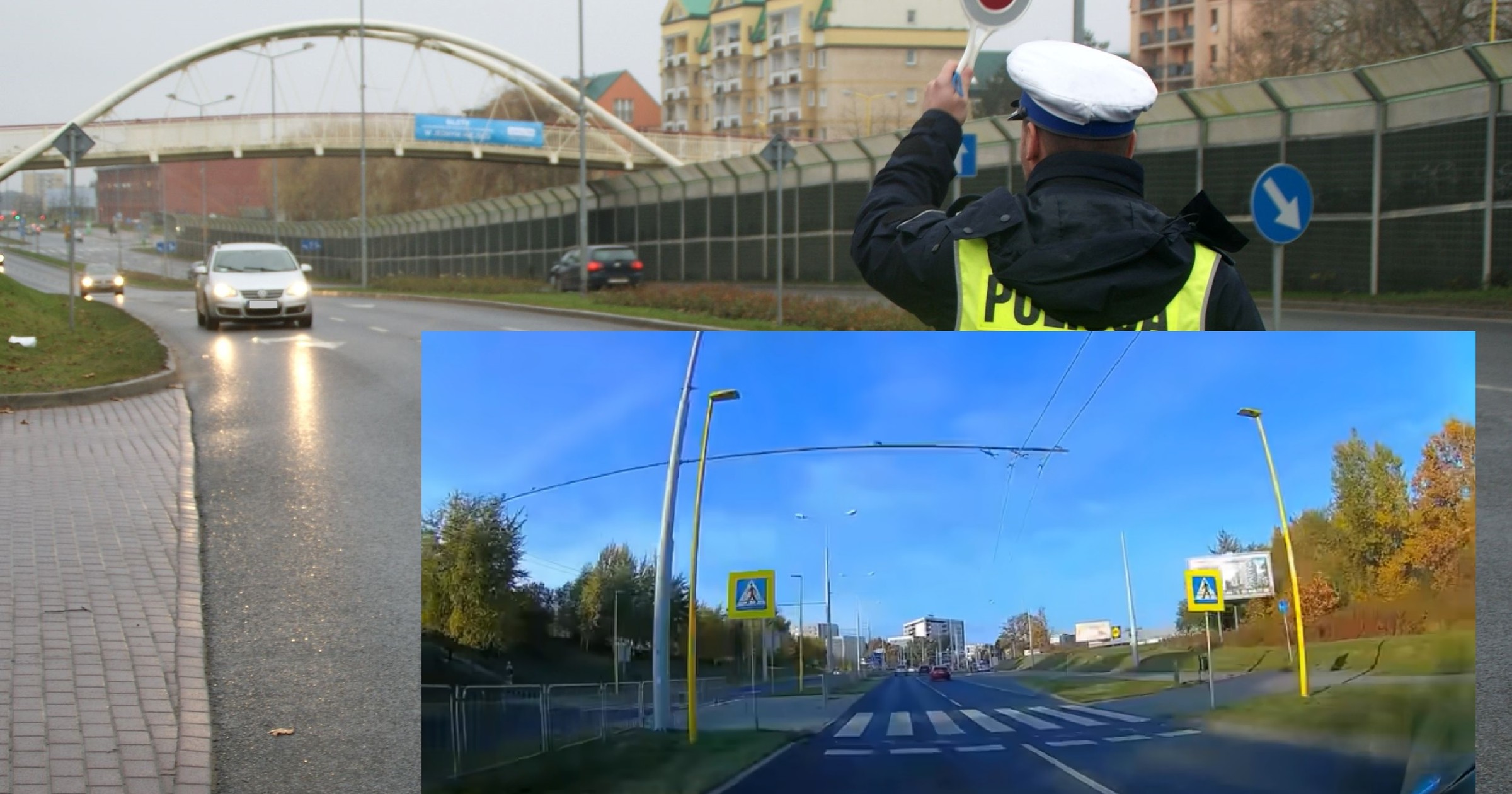 Niesłuszne zatrzymanie za przejazd na przejściu dla pieszych