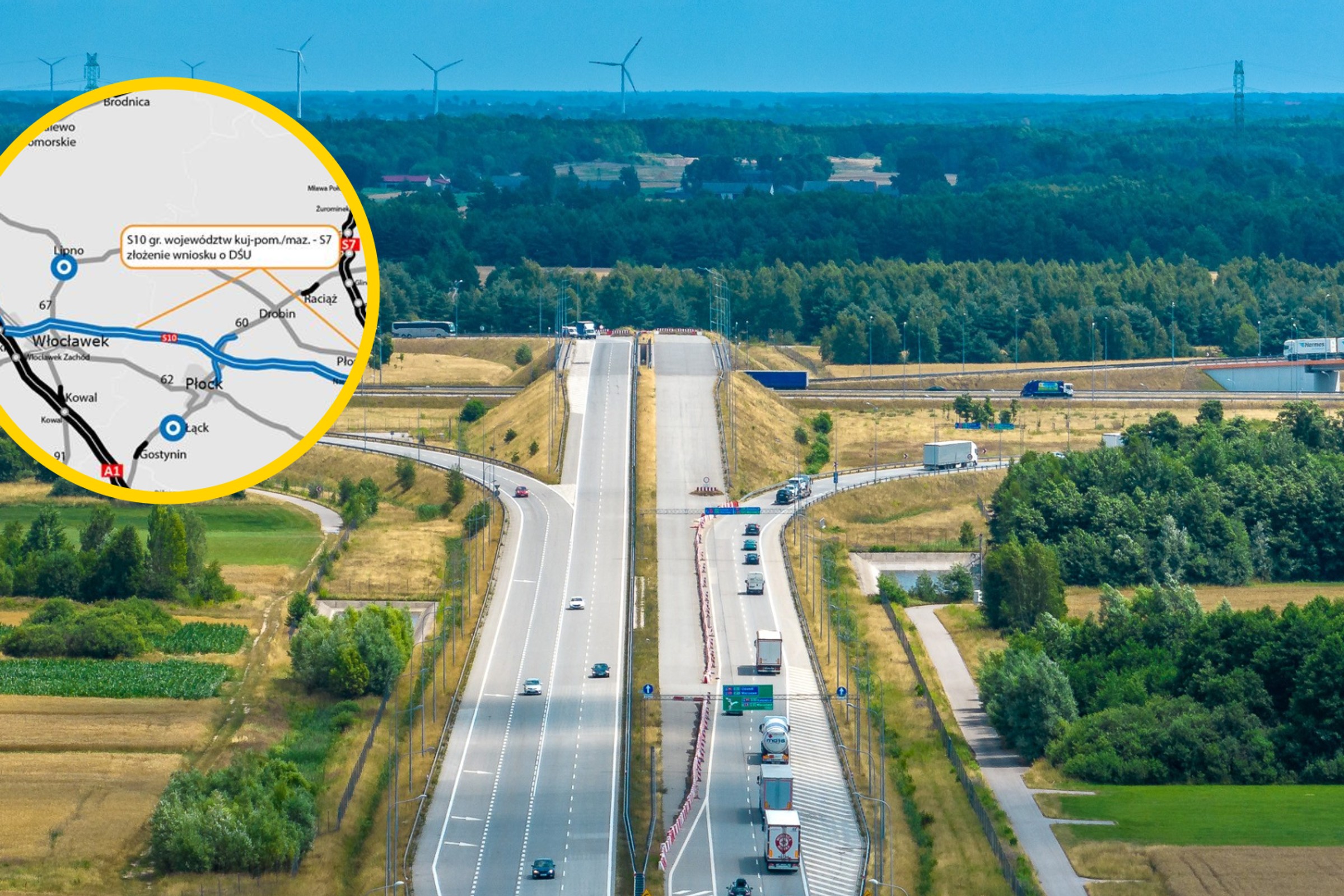 "Ważny krok" dla nowej drogi ekspresowej na Mazowszu. To aż 78,1 km S10