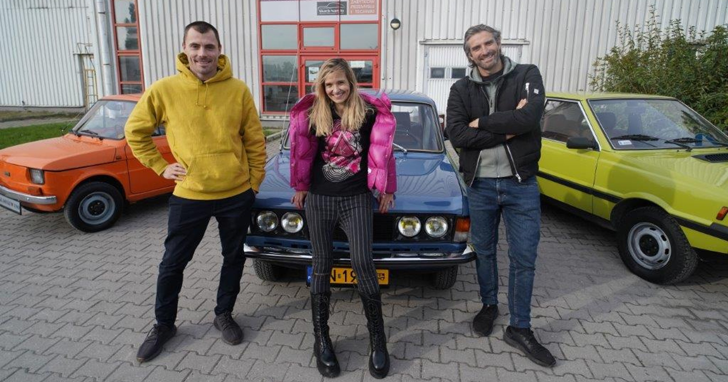 Oto Polski Top Gear. Prowadzący to: Przygoński, Koroniewwska i Dowbor