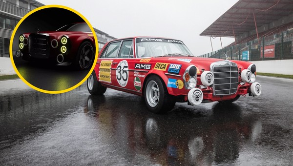 Nowoczesna interpretacja Mercedesa 300 SEL 6.8 AMG "Rote Sau"