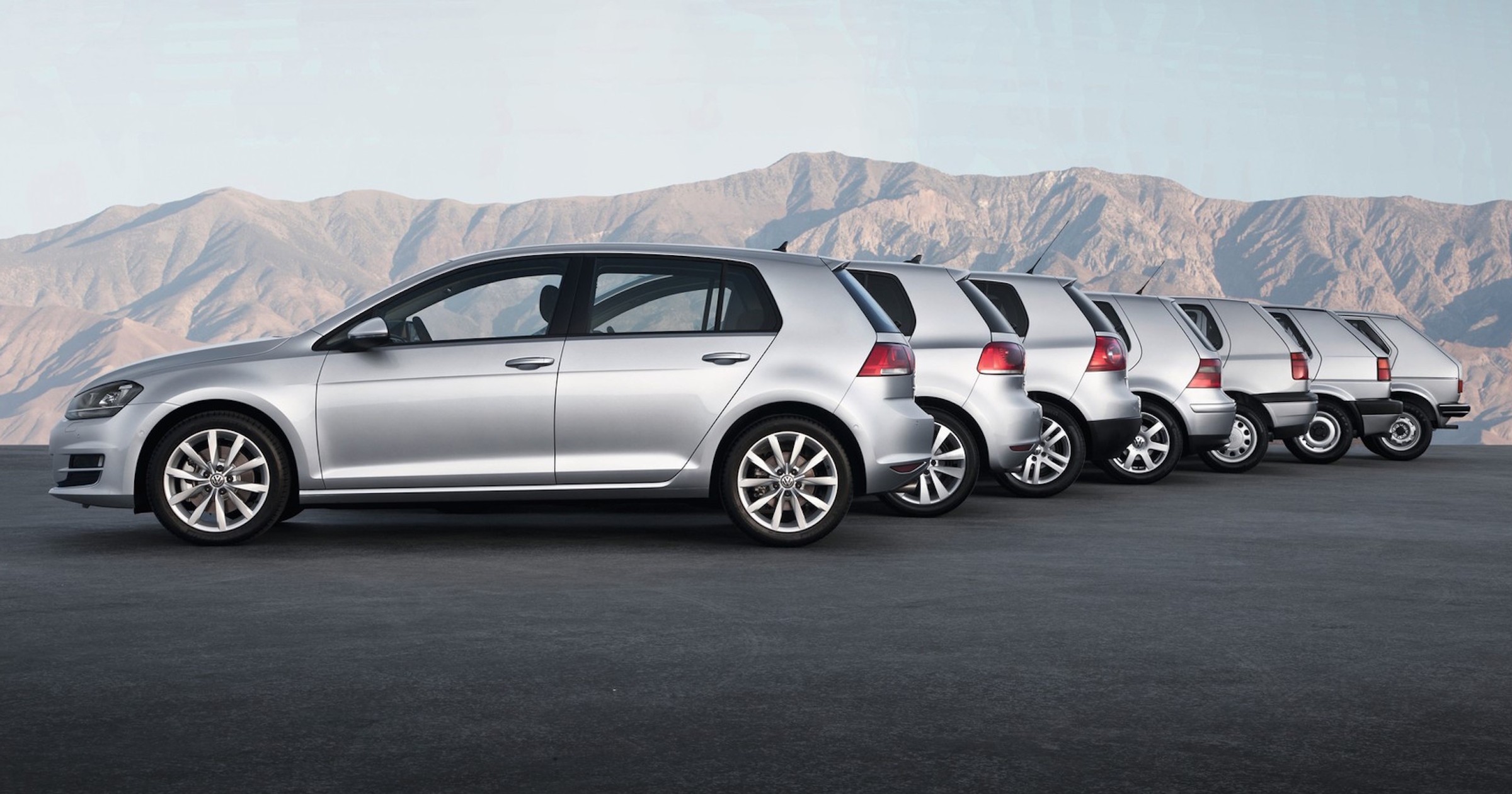 Volkswagen Golf - 7 generacji modelu