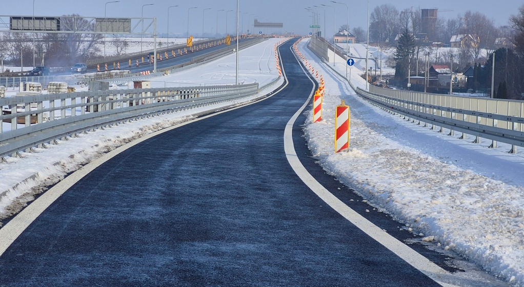 Nowy wjazd na S7 z POK na węźle Mistrzejowice