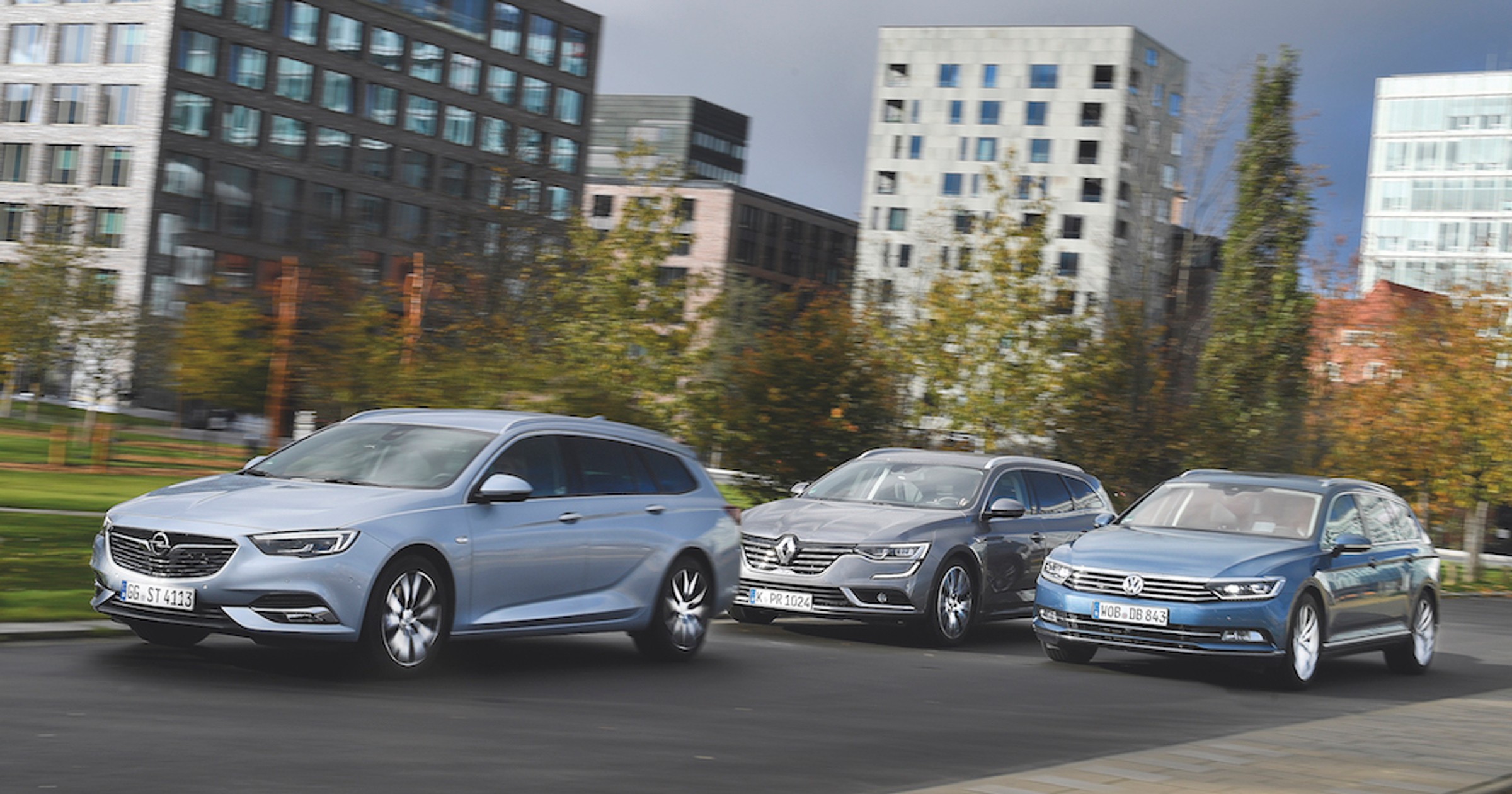 Opel Insignia Sports Tourer kontra Renault Talisman Grandtour i Volkswagen Passat Variant