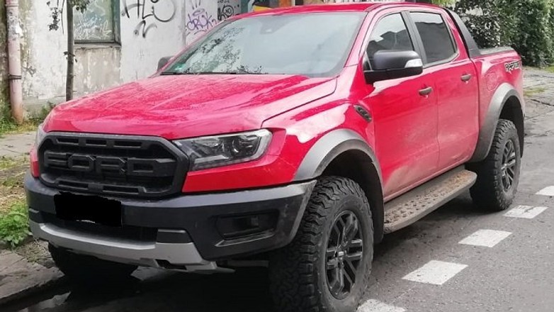 Ford Ranger odzyskany w Łodzi