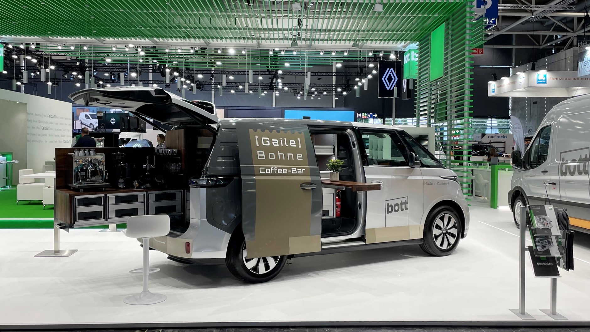 Volkswagen ID. Buzz przerobiony na mobilną kawiarnię