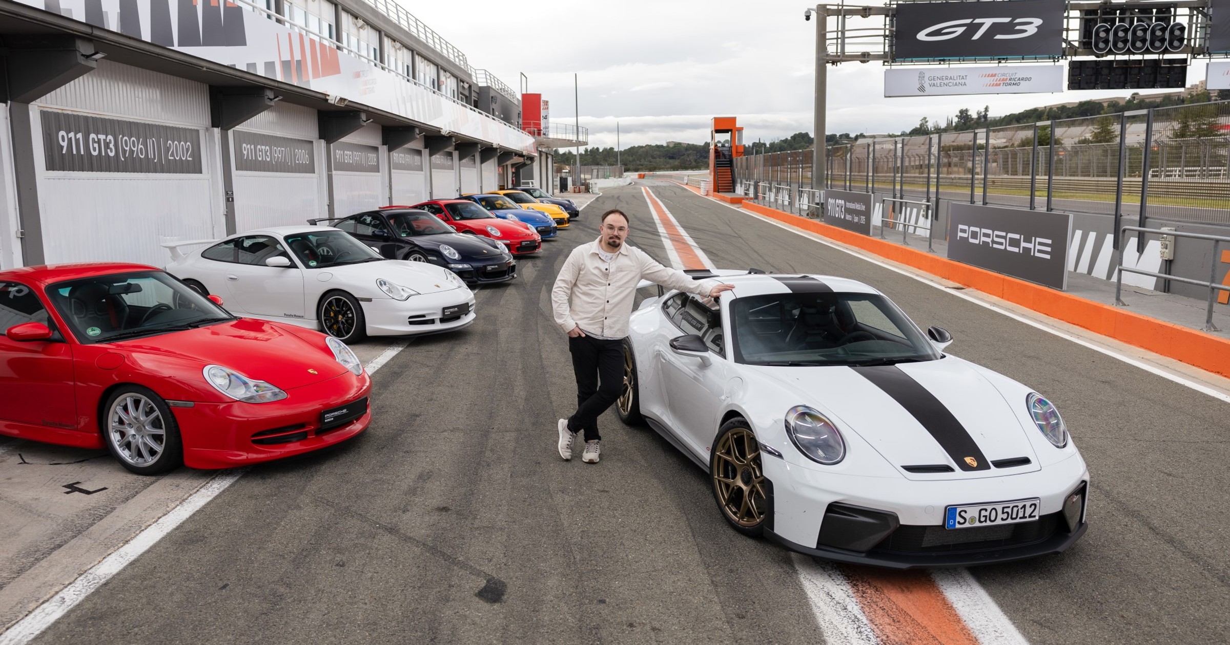 Nowe Porsche 911 GT3 992.2 na tle swoich poprzedników