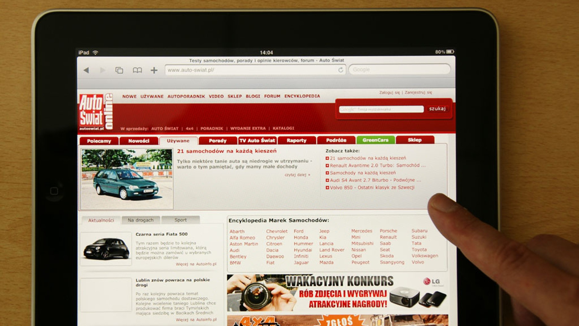 Czy iPad przyda się w samochodzie?