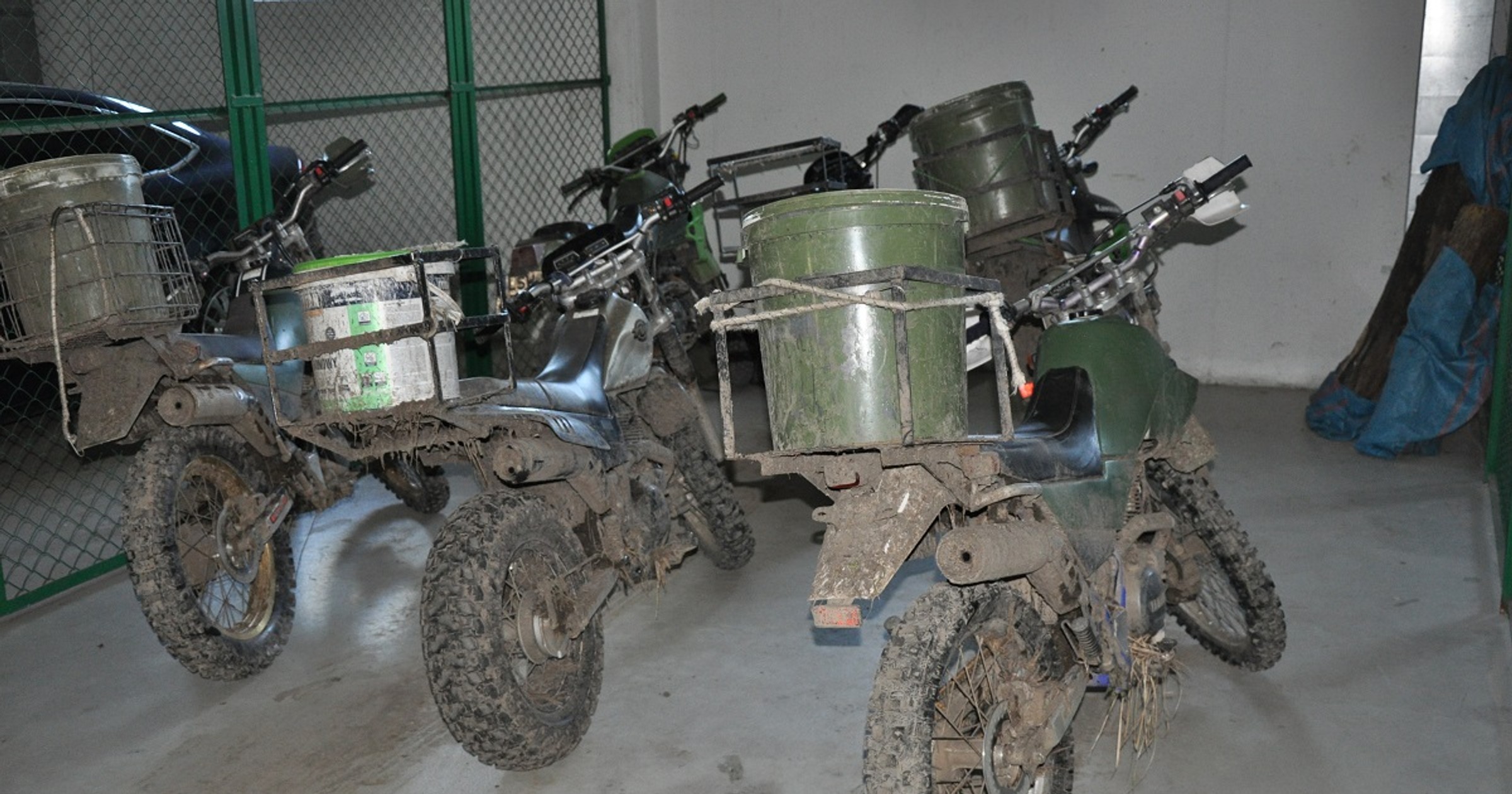 Przemycali papierosy na motocyklach crossowych