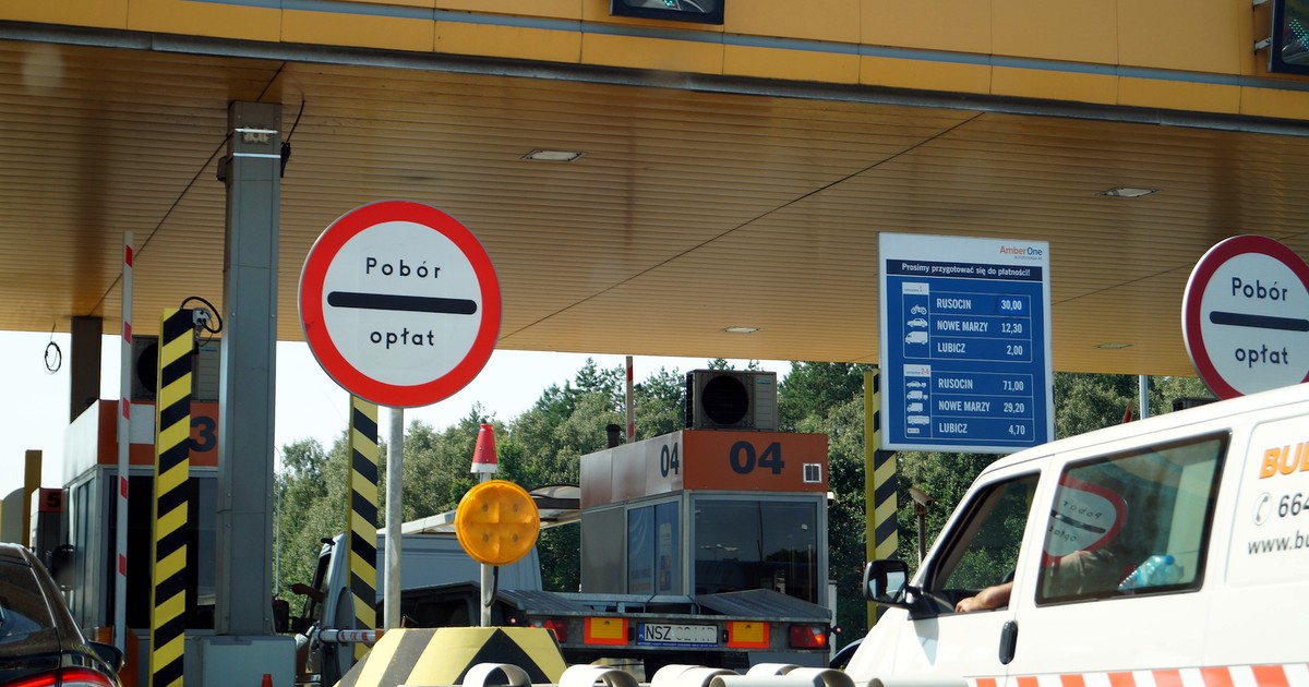 Bramki poboru opłat na autostradzie