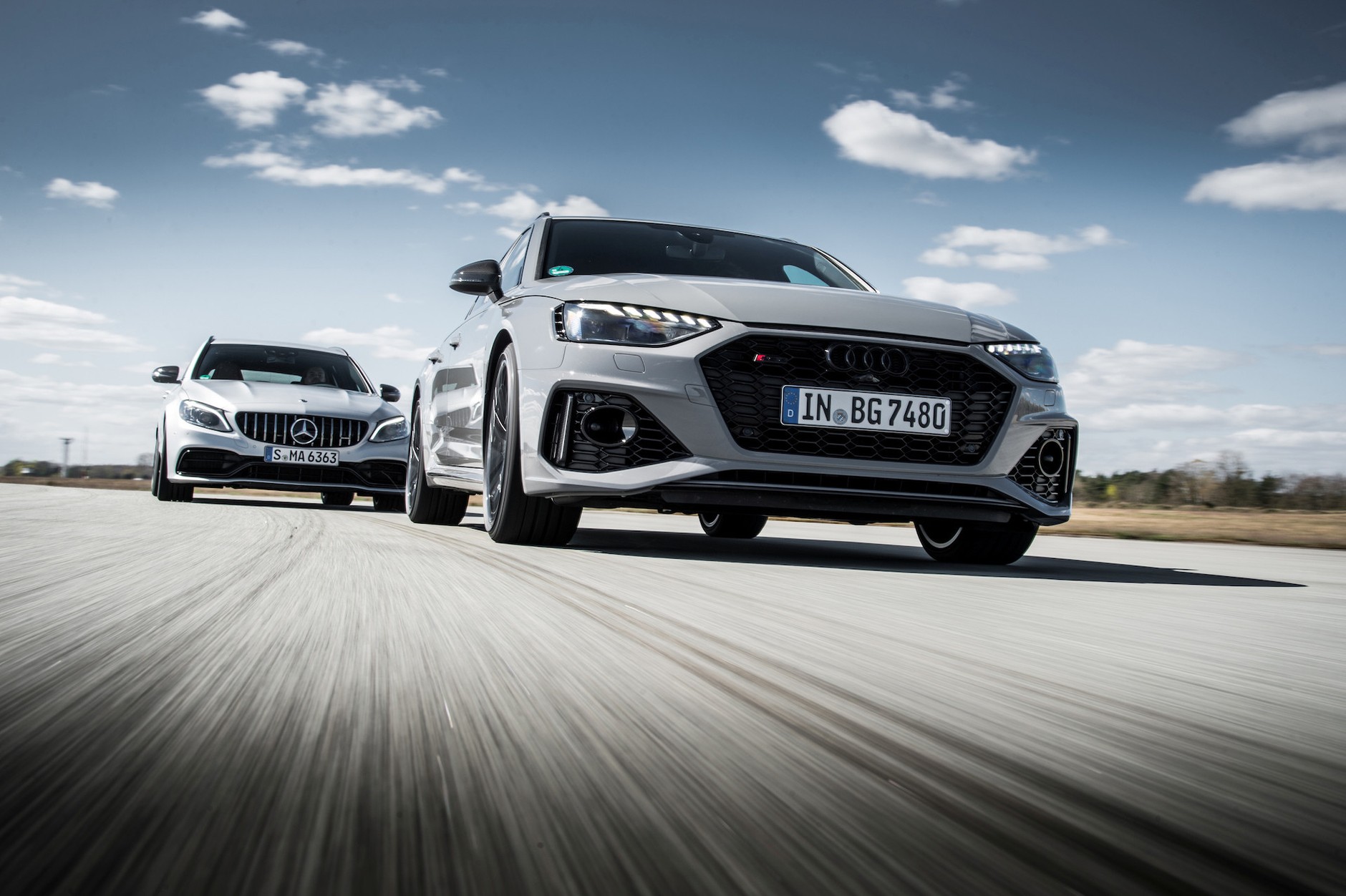 Audi RS 4 Avant kontra Mercedes-AMG C 63 T