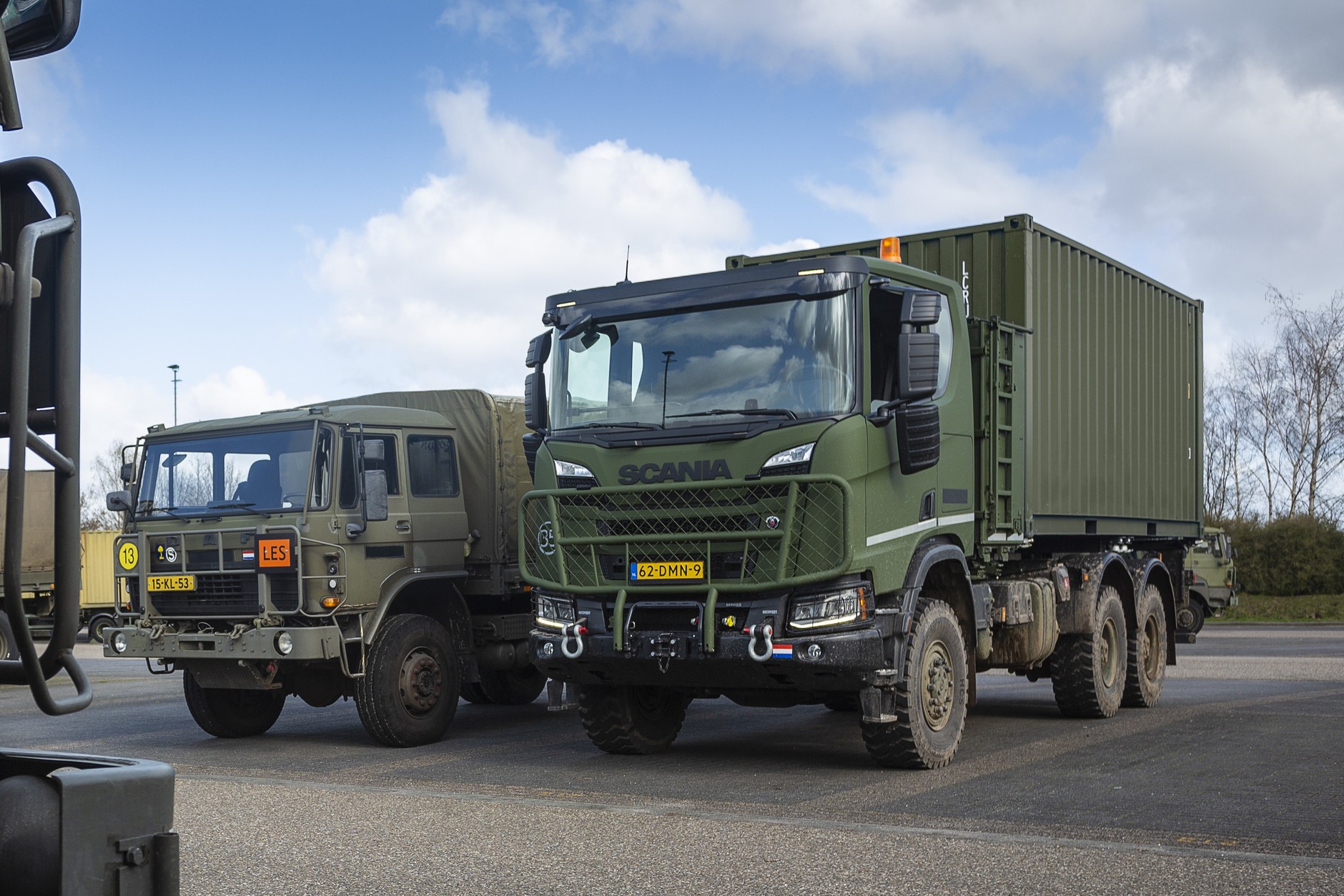 Wojskowa Scania Gryphus w Niderlandach