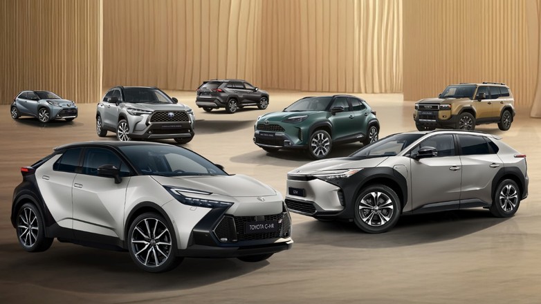 Siedem SUV-ów Toyoty