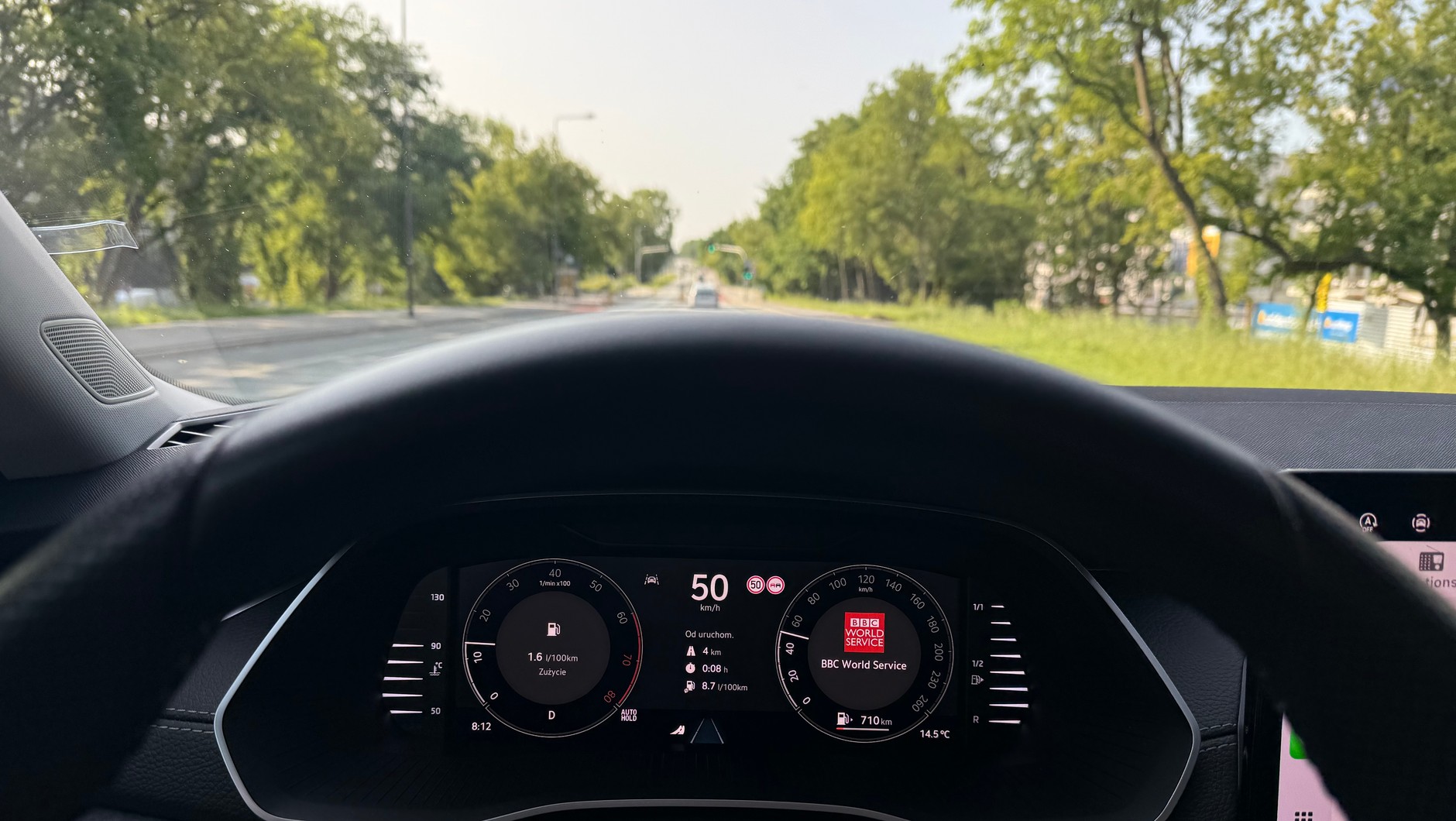 Skoda Octawia 1.5 TSI mHEV – zużycie paliwa na krotkim odcinku