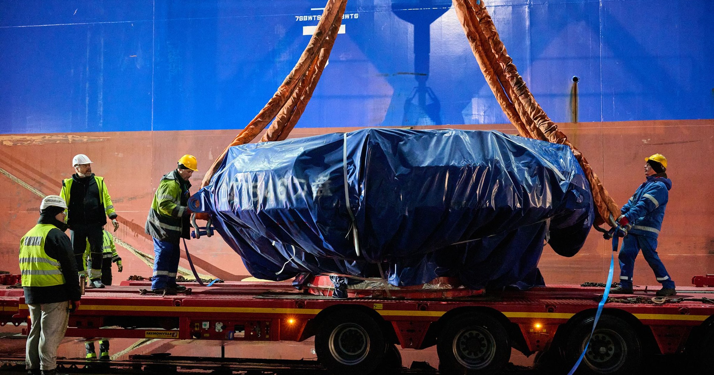 Jedna z tarcz TBM, które będą drążyły tunele pod Pisarzową, jest już na miejscu