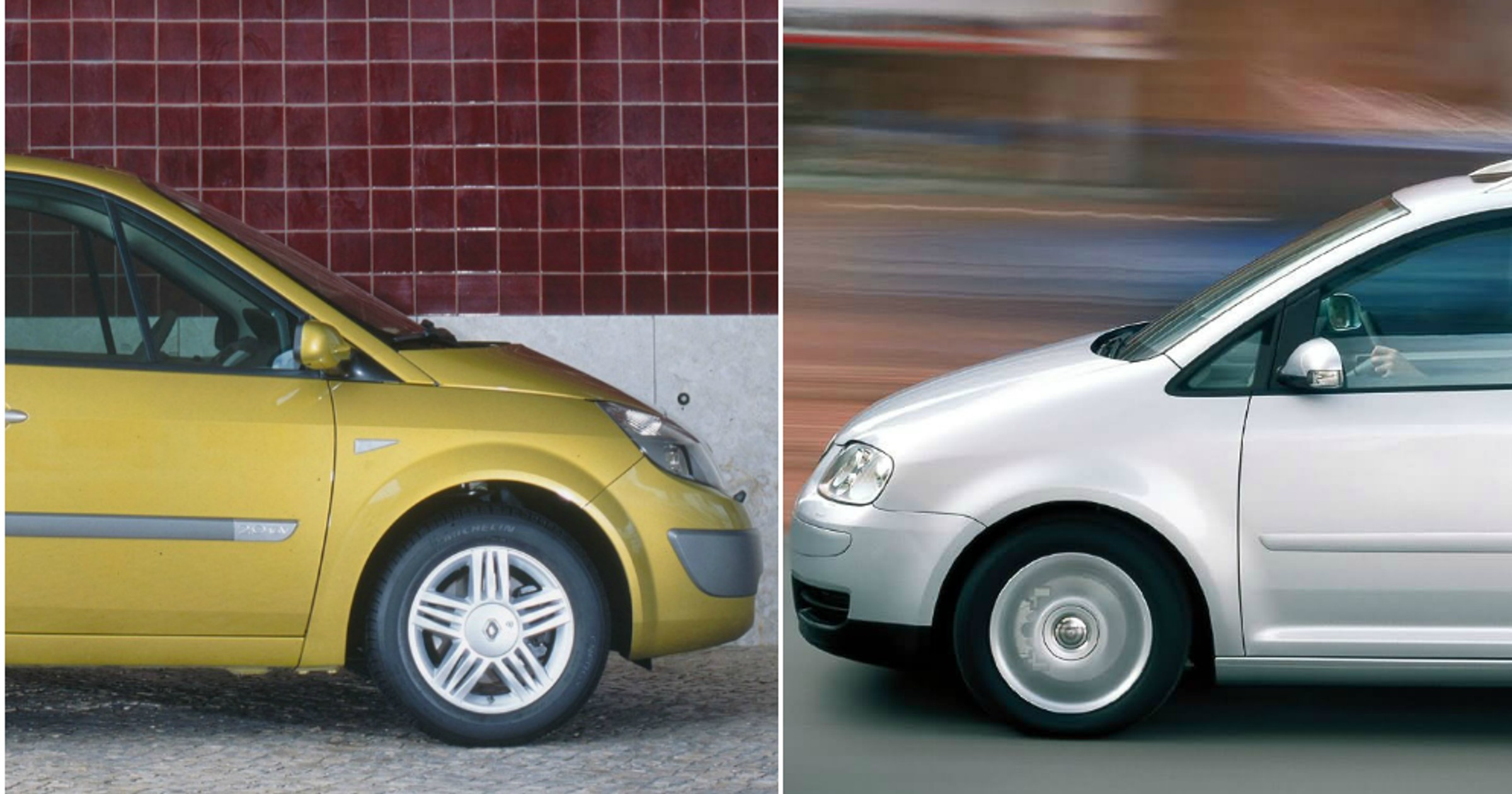 Volkswagen Touran I vs. Renault Scenic II