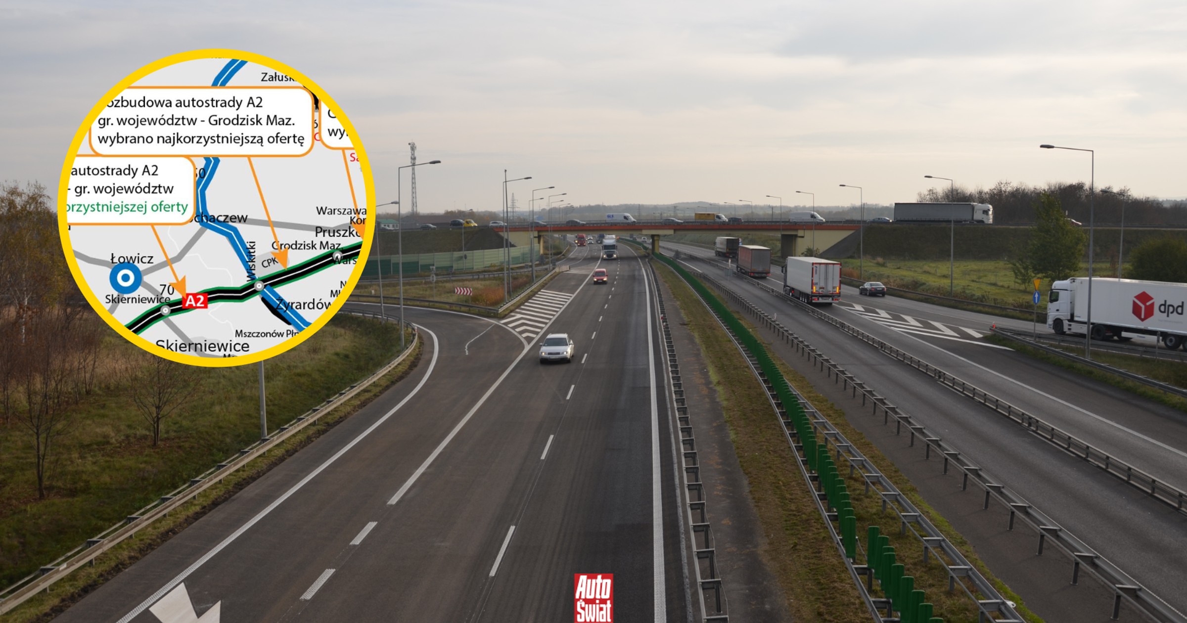 Wiadomo, kto rozbuduje kolejny odcinek A2. Do kompletu brakuje tylko jednego