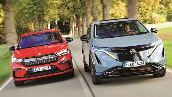 Nissan Ariya i Skoda Enyaq - porównanie