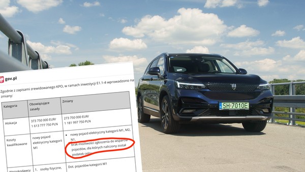 Chińskie elektryki bez dopłat. Czemu dopiero teraz?