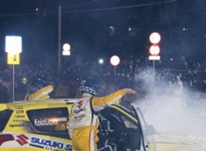 Rajd Barbórka 2009: pożegnanie Michała Kościuszko z Suzuki S1600