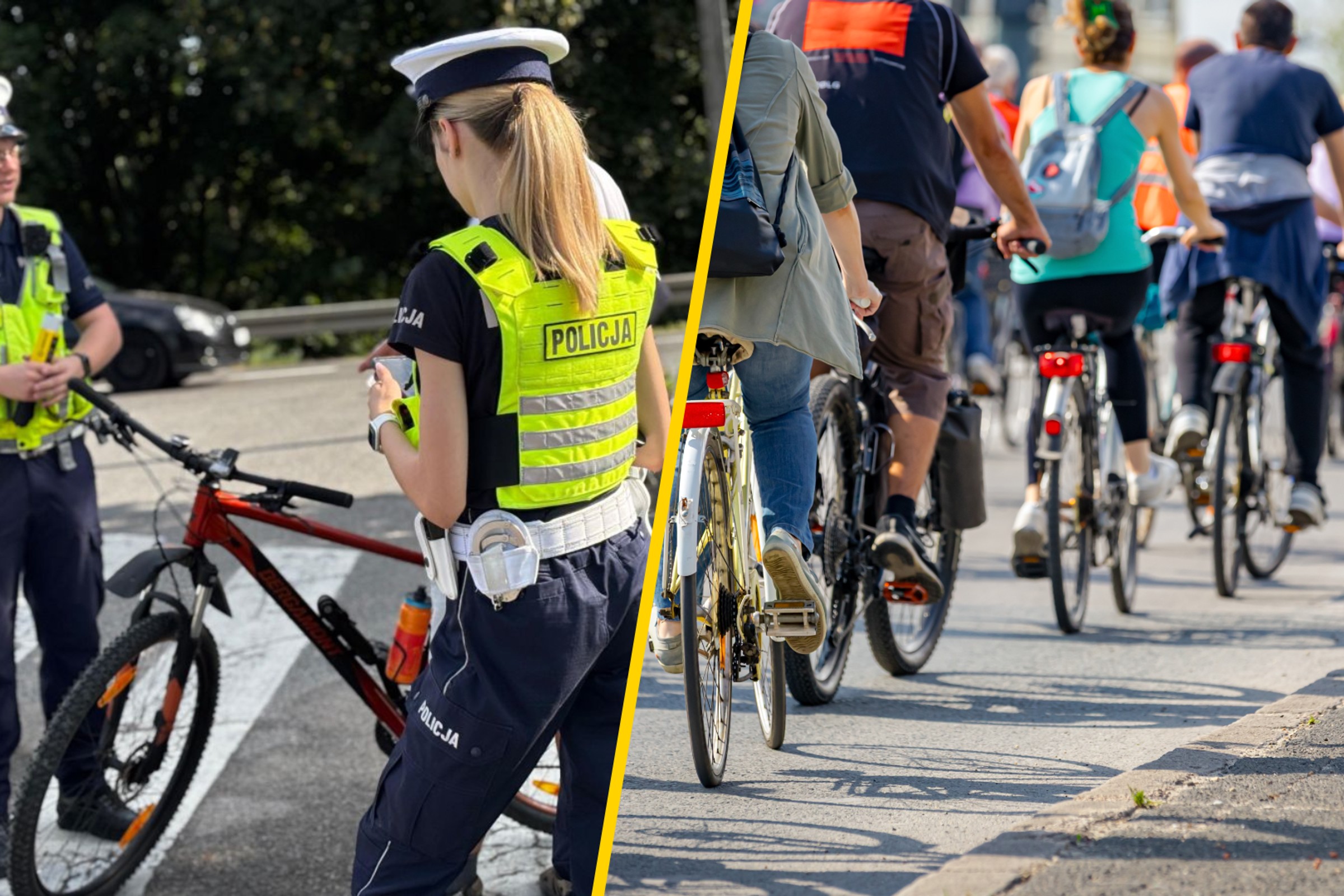 Policjanci wzięli się za rowery i hulajnogi. Tylko w jeden dzień ponad tysiąc wykroczeń