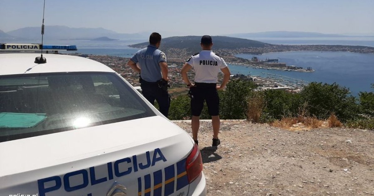 Polska policja w Chorwacji
