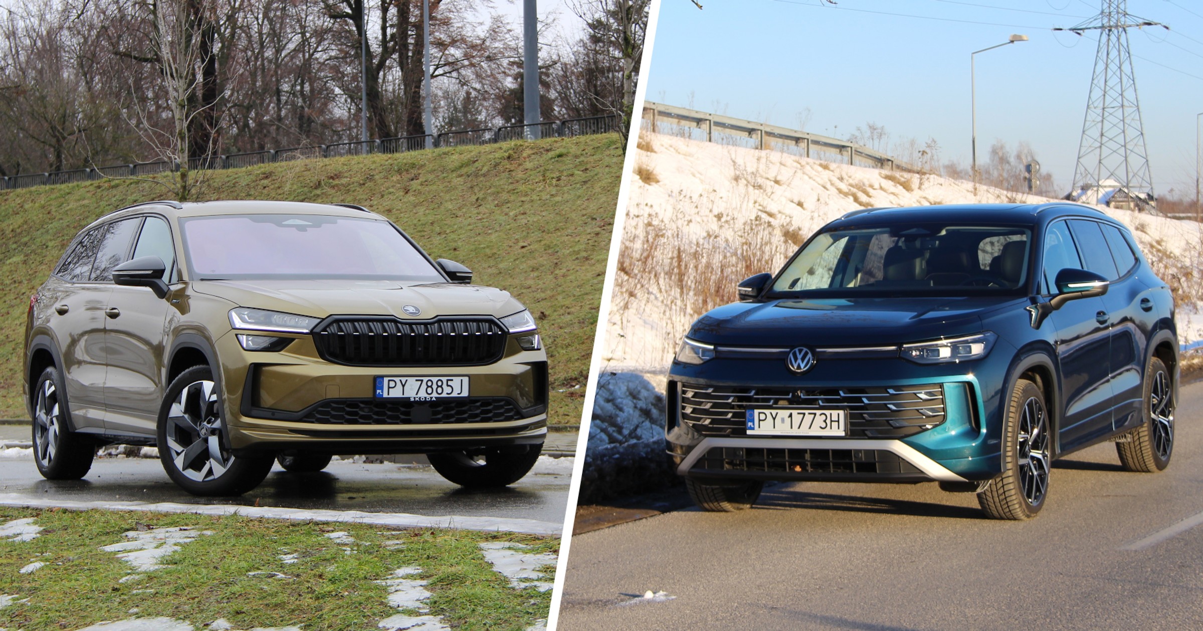 Skoda Kodiaq 2.0 TDI Sportline kontra Volkswagen Tayron 2.0 TDI Elegance