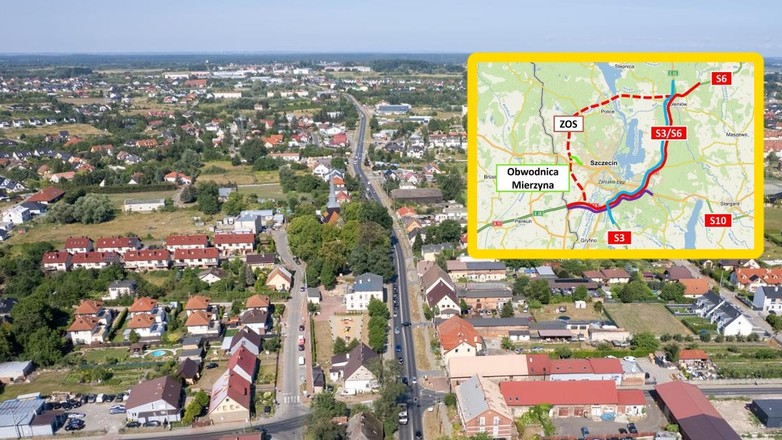 Przetarg na budowę obwodnicy Mierzyna w ciągu DK10
