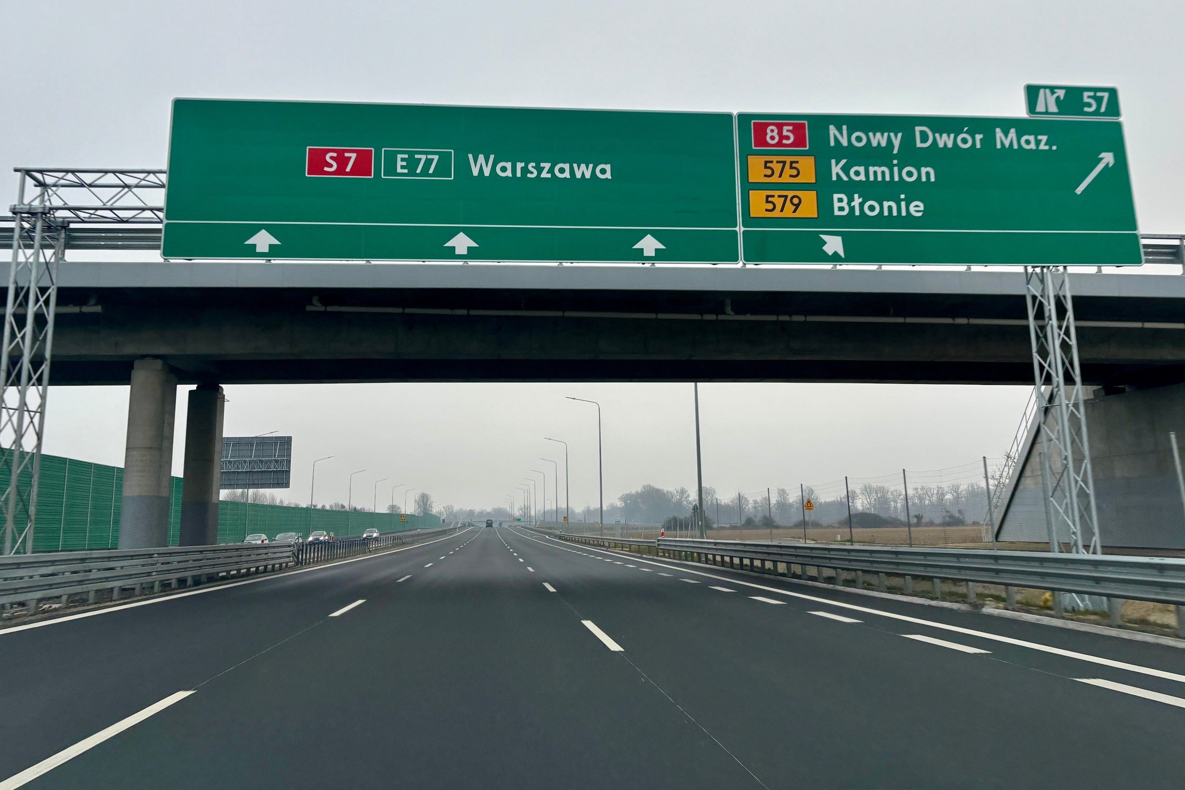 Jechałem nową ekspresową "siódemką" na północ od Warszawy. Koniec koszmaru