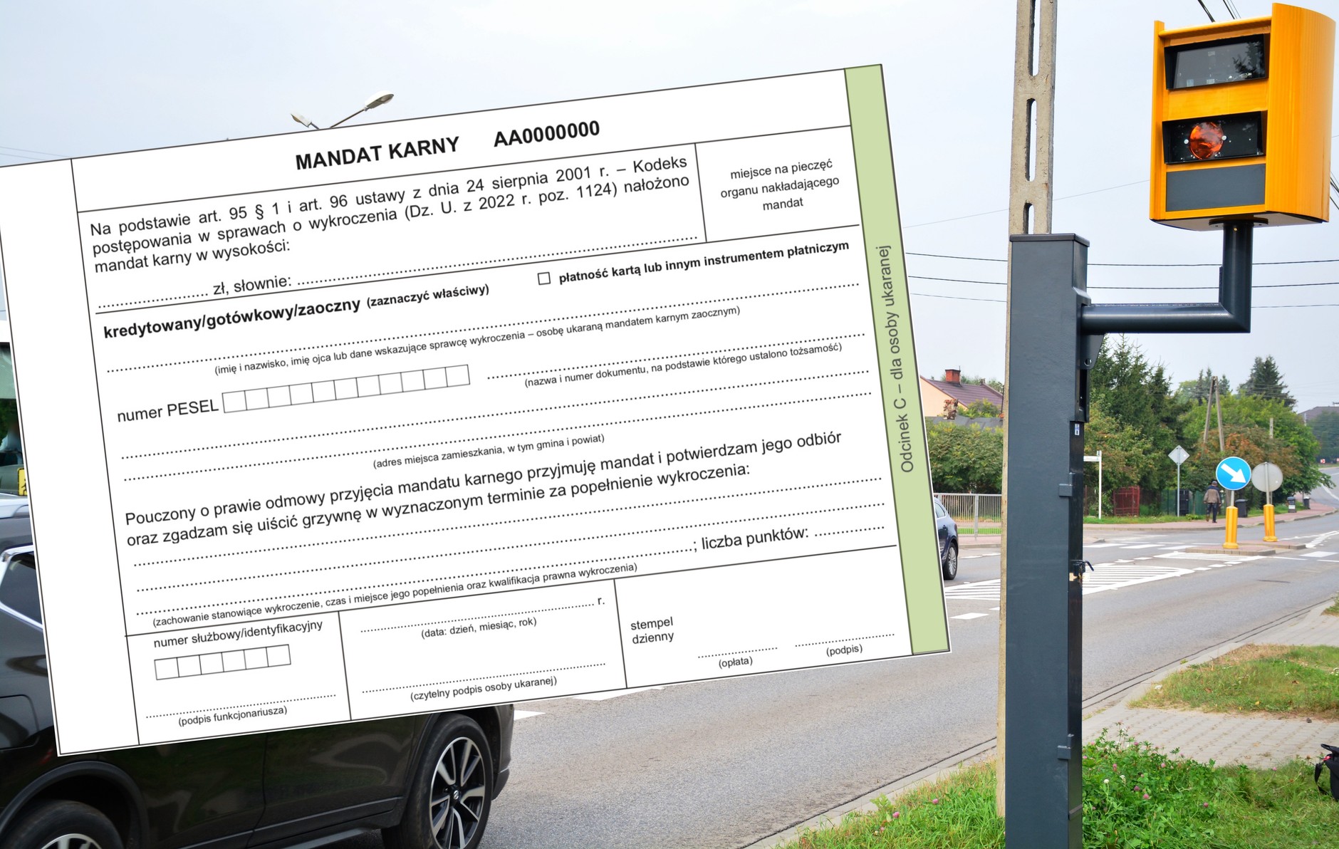 Nieodebranie korespondencji lub brak odpowiedzi nie kasują zdjęcia ani zarejestrowanego wykroczenia