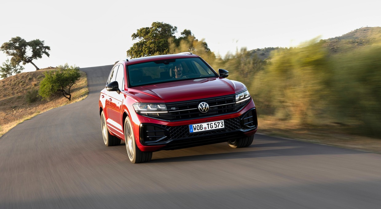 Volkswagen Touareg po liftingu. Jeden szczegół rzuca się w oczy