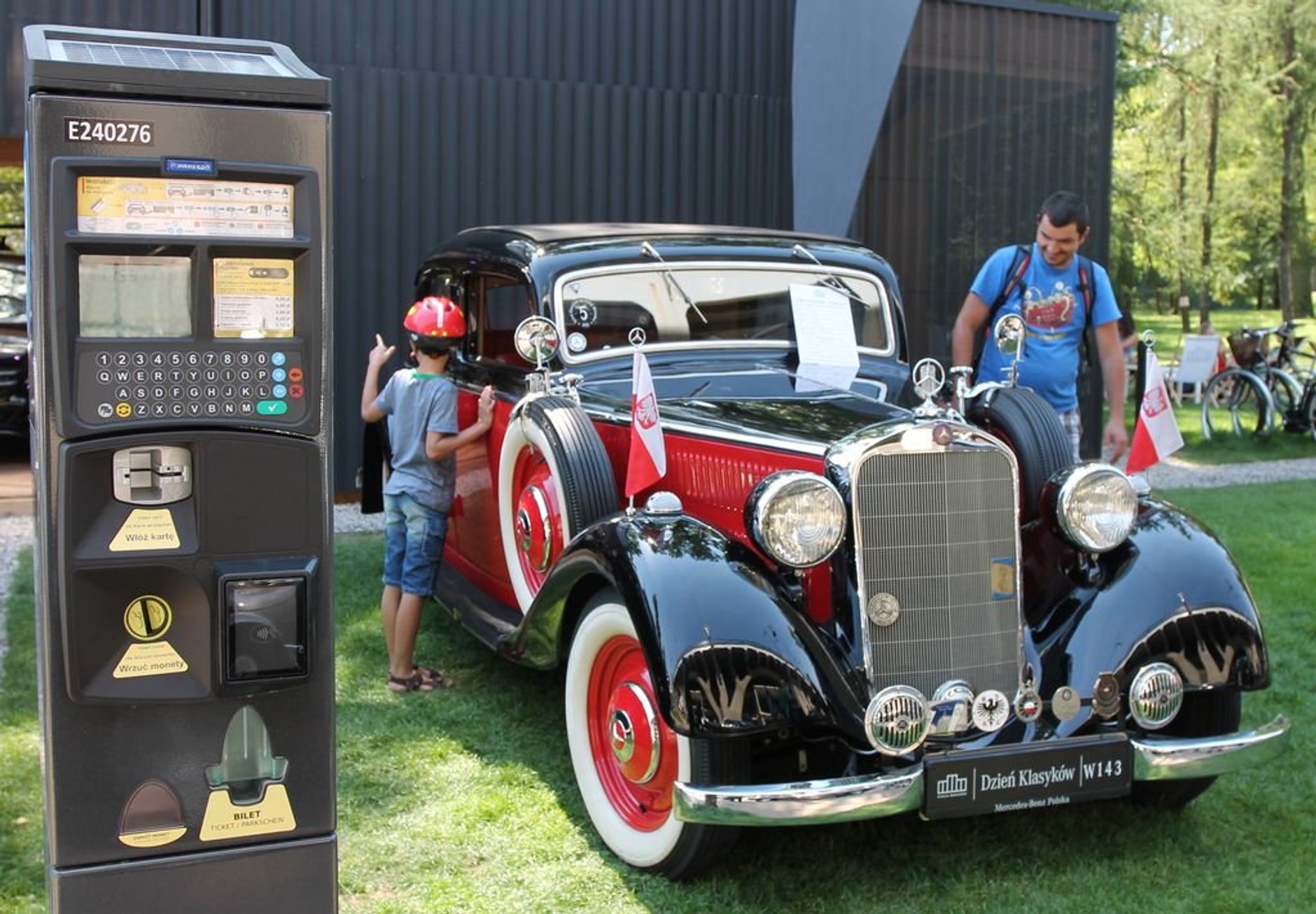 Dzień Klasyków w Stacji Mercedes na warszawskim Powiślu (2.08.2015 r.)