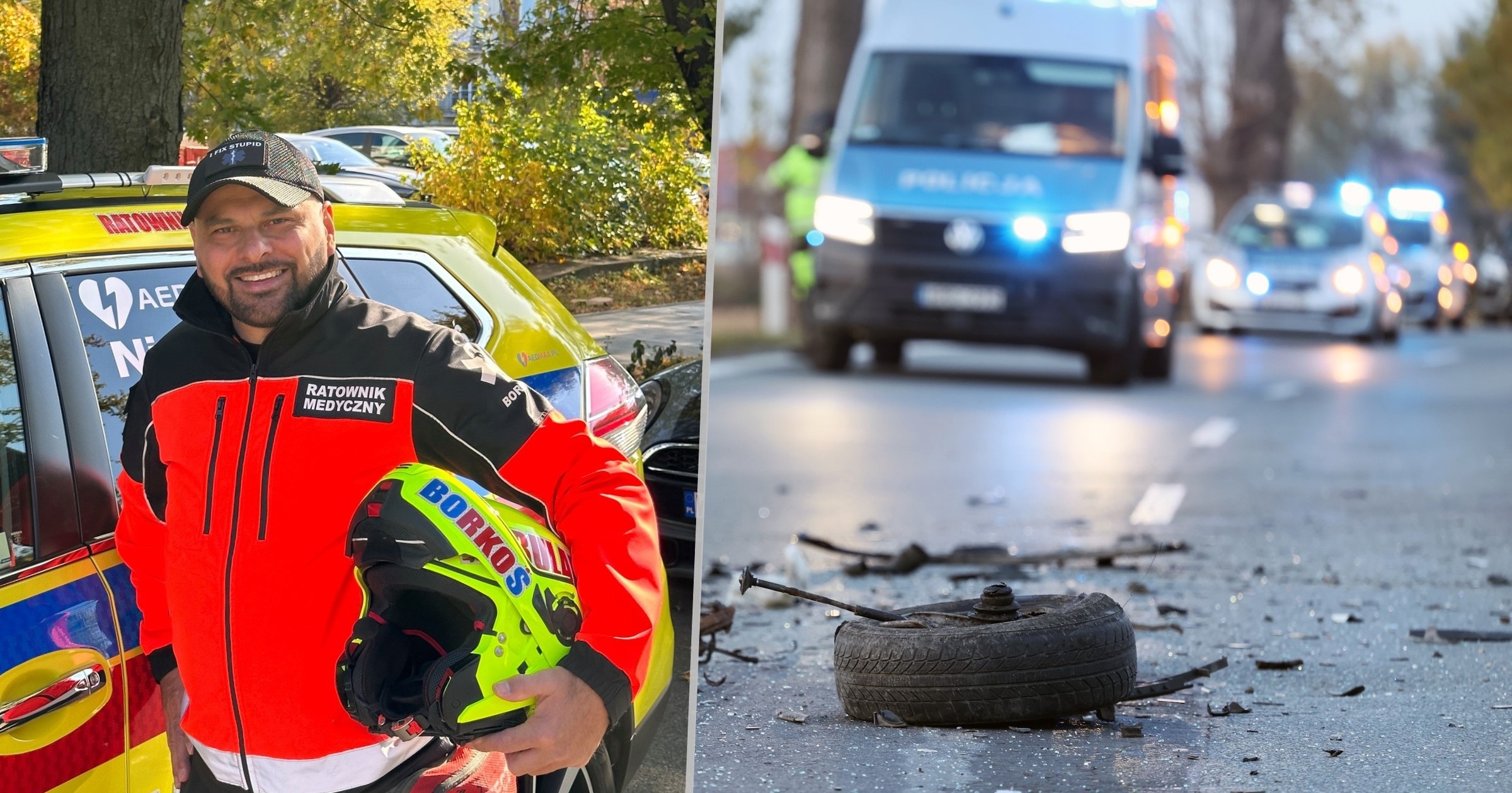 Szczera rozmowa o wypadkach z "Borkosiem", ratownikiem medycznym
